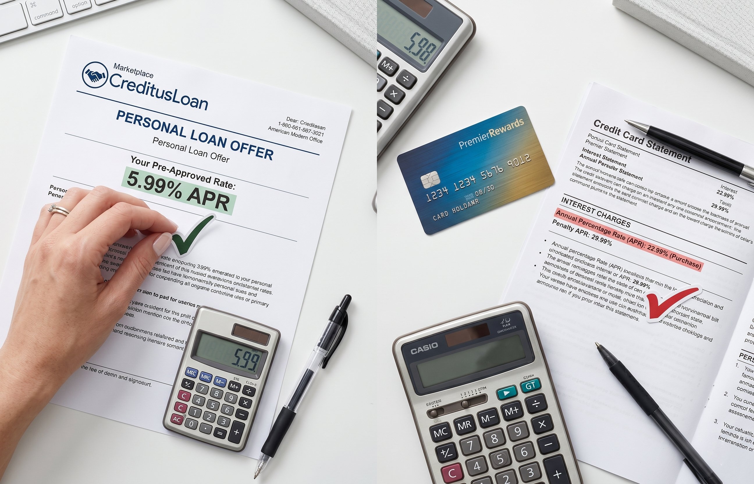 Personal loans vs credit cards which is better